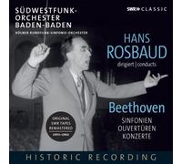 Hans Rosbaud dirige Beethoven Symphonies Concertos Ouvertures CD