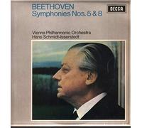 Hans Schmidt-Isserstedt / Vienna Philharmonic Orchestra - SXL 6396 Beethoven Symphonies 5 & 8 Vienna PO Schmidt-Isserstedt LP