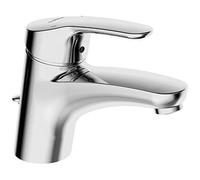 Hansa 1092283 7833800 Mix Mitigeur de lavabo à levier simple avec garniture/tuyau de pression flexible Chromé
