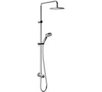 Hansa 44190200 7929522 Viva Système de douche pour Raccordement direct à coude de raccordement mural Chromé