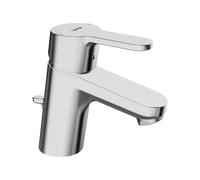 Hansa Mitigeur de lavabo Hansaprimo 49402203 chromé avec vidage, sécurité, saillie 107 mm