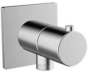 Hansa 51570172 7835817 Coude de raccordement mural également utilisable comme soupape équerre Chromé