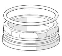 Hansa vis à anneau M50x1 SW45 59904775 M50x1, SW45