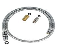 Hansa 59906726 Tuyau Flexible pour Mitigeur de Lavabo, Argent