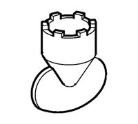 Hansa Armaturen Clé cache M24x1 pour aérateur 59913134