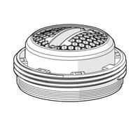 Hansa aérateur pour 6509 59914130 M24x1 HC A