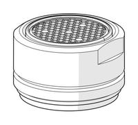 Hansa aérateur laminaire M24 x 2000 6L/min 59914068 HC-STD, 6 l/min, laminaire