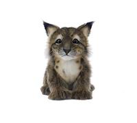 Hansa Animal Peluche Lynx Gris Assis 18 cmh