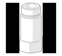 HANSA Anti-refoulement Hansa G3/8 pouce x G3/8 pouce Quantité:1