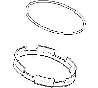 Hansa bague de serrage complète 59913073