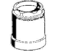 Ecrou annulaire Hansa M52x1 sw 45 59912339 1, AF 45 ( -2015 )