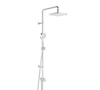 Hansa Hansabasicjet SystÃšme de douche, douche de tÃªte 200x200mm, carrÃ©, dÃ©bit Ã©co, saillie 407 mm, 44380300 - 44380300
