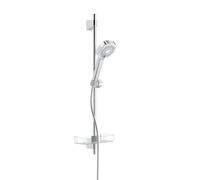 Hansa Hansabasicjet Style Set de douche Ã barre murale, montage mural, 3 jets, 720 mm, chromÃ© - 44770131