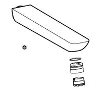 Hansa bec de lavabo Ligna 180 mm 59913730