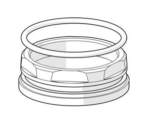 HANSA Boulon à oeil Hansa M50 x 1 Quantité:1