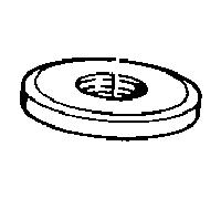 Hansa chromé tuyau rosace match0 59910125