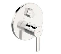 Hansa - classeur à Levier unité Fonctionnelle Ronds Simples de Bain 3.5 8384 Chrome, 83849573