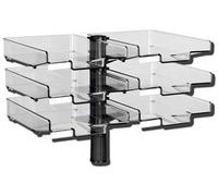 Hansa+Colonne+pivotante+avec+6+bacs+%C2%85+courrier%2C+noir