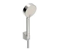 Hansa Hansabasicjet Set de douche à main, technique anti-calcaire, diamÚtre 95 mm, débit éco, 3 jets, 44680133, Coloris: chrome - 44680133
