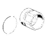 Anneau Hansa SW50 M52 x 1 59911516 M52 x 1, SW 50