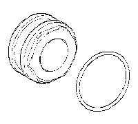 Hansa écrou Hansa M32 x 2000 sw 30 complet 59914012