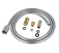 tuyau en métal Hansa 1500mm G1 / 2 "X M15x1 chromé , remplacement pour Hansaronda