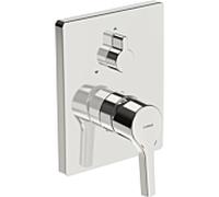 Hansa garniture 80509001 pour mitigeur de bain, inverseur rotatif, indépendant de la pression, chromé