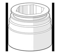 HANSA Hansa Anneau de montage pour aérateur 59914645 chr Quantité:1