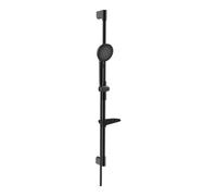 HANSA Hansa Barre de douche murale HANSAAURELIA Fixation latérale, 970 mm, coupable, noir mat Quantité:1