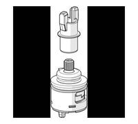 HANSA Hansa Cartouche avec disques en céramique Quantité:1