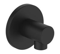 HANSA Hansa Coude de raccord mural, montage mural, DN 15, noir mat Quantité:1