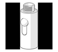 HANSA Hansa Douchette tête sans bras de douche 59914584 chr Quantité:1