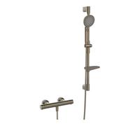 HANSA Hansa Duschsystem HANSAPRISMA avec thermostat, montage mural, 770 mm, bronze brossé Quantité:1