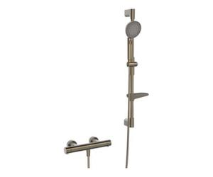 HANSA Hansa Duschsystem HANSAPRISMA avec thermostat, montage mural, 770 mm, bronze brossé Quantité:1