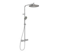 HANSA Hansa HANSAAURELIA Thermostat douche pluie mural, 3 jets, rond, chrome Quantité:1