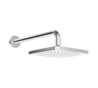 HANSA Hansa HANSABASICJET Pomme de douche 200x200mm, chromé, 1 jet, sortie 348mm Quantité:1