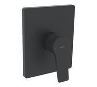 Robinet de douche Hansa Hansatwist, kit de montage final, encastrÃ©, rosace carrÃ©e, 8985908, Coloris: Noir Mat - 8985908333