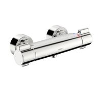 HANSA HANSAclinca Safety + robinetterie de douche, thermostat, chrome, 08806200