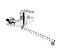 HANSA Hansa HANSACLINICA Mitigeur lavabo mono-commande mural, saillie 377 mm, chrome Quantité:1