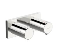 HANSA HANSALIVING Mitigeur de bain et douche, encastré, Blueclick, rosace carrée, 44539583