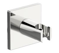 HANSA Hansa HANSALIVING Support de douche mural avec support, rosace carrée, chrome Quantité:1