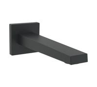 Hansa Hansamatrix loft 5765210033 fixation murale, rosace carrée, saillie 197 mm, noir mat