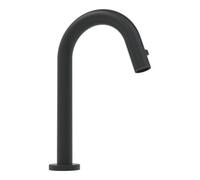 HANSA Hansa HANSANOVA Style robinet d'arrêt sur pied sans garniture, sortie 131 mm, mat-noir Quantité:1