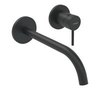 Hansa Hansapublic Mitigeur de lavabo, monocommande, encastrÃ©, saillie 225mm rÃ©glable, 57932171, Coloris: noir mat - 5793217133