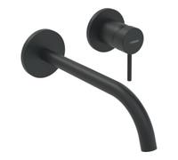 HANSA Hansa HANSAPUBLIC Set de montage prêt mitigeur lavabo mural encastré UP, A 300mm, d 19mm, noir mat Quantité:1
