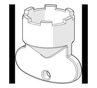 Hansa Armaturen Clé cache M24x1 pour aérateur 59913134