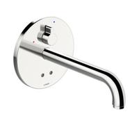 HANSA Hansa Kit de montage complet HANSAELECTRA A 245 mm, bras mural encastré, à piles, chromé Quantité:1