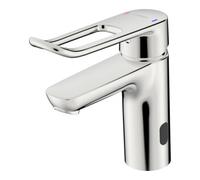 HANSA Hansa Mitigeur lavabo monocommande HANSACLINICA Hyb. à piles, bec 115 mm, chromé Quantité:1