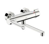 Hansa Hansaclinca Safety + robinetterie de lavabo, saillie 285 mm, levier de commande long, chromé, 08805202 - 08805202