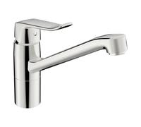 HANSA Hansa Mitigeur monocommande d'évier HANSACARE o ALG, noir, levier long, bec 214 mm, chromé Quantité:1